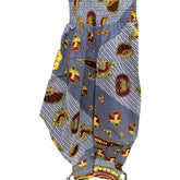 Grey & Yellow African Pants